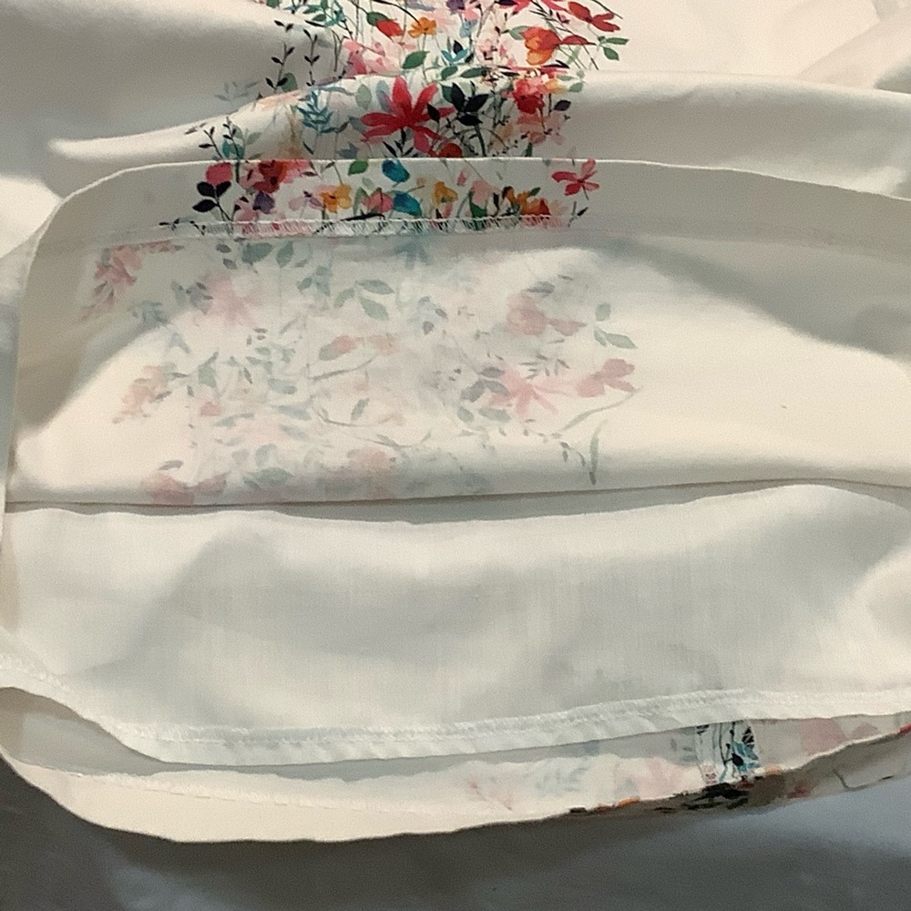 Beautiful Orsay floral line party cotton blend tea dress size EUR 36/SLO 38 - Picture 7 of 8